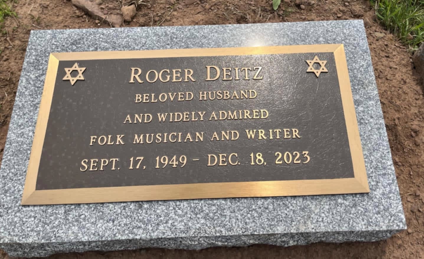 Roger headstone